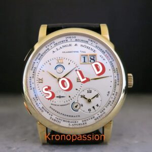 A. Lange & Sohne Lange 1 Time Zone 18K Yellow Gold