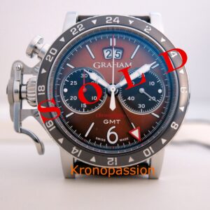 Graham Chronofighter Vintage GMT Brown Dial