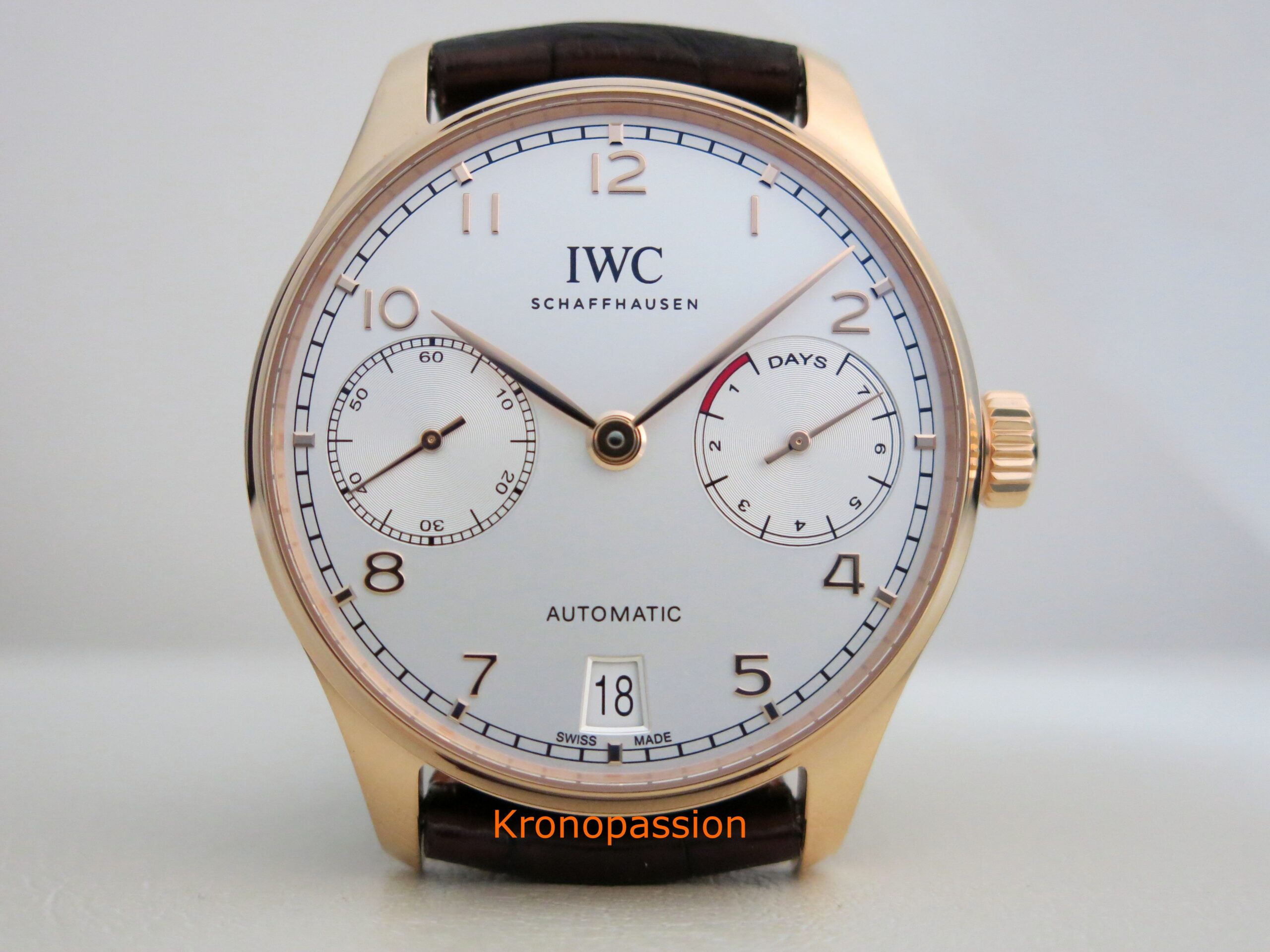 IWC Portuguese 7 Days Power Reserve 18K Rose Gold IW5007-01